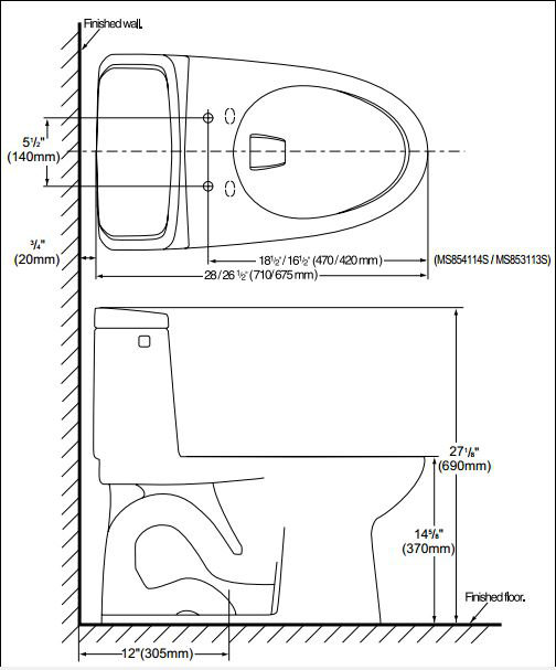 UltraMax® 1.6 GPF Elongated One-Piece Toilet (Seat Included), Bone