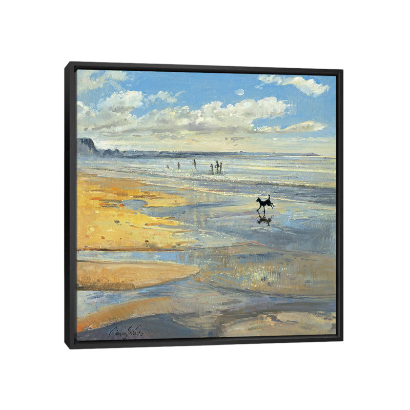 Reproduction sur toile «The Little Acrobate», H 18 po x l 18 po x P 1,5 po, Toile encadrée noire, Pas de tapis