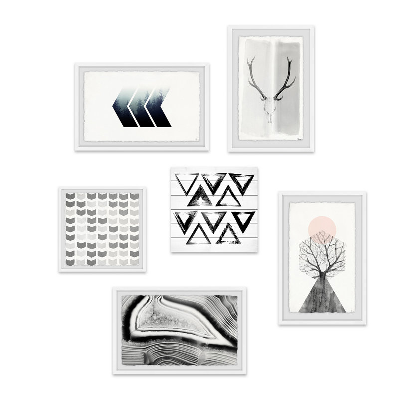 Auby «Nordic Lights» Hexaptych