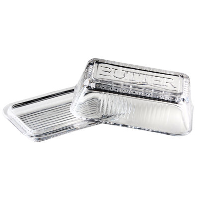 Tokarz Glass Rectangle Butter Dish