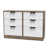 White Matt/Vintage Oak