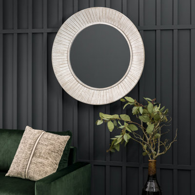 Akita Round Mirror