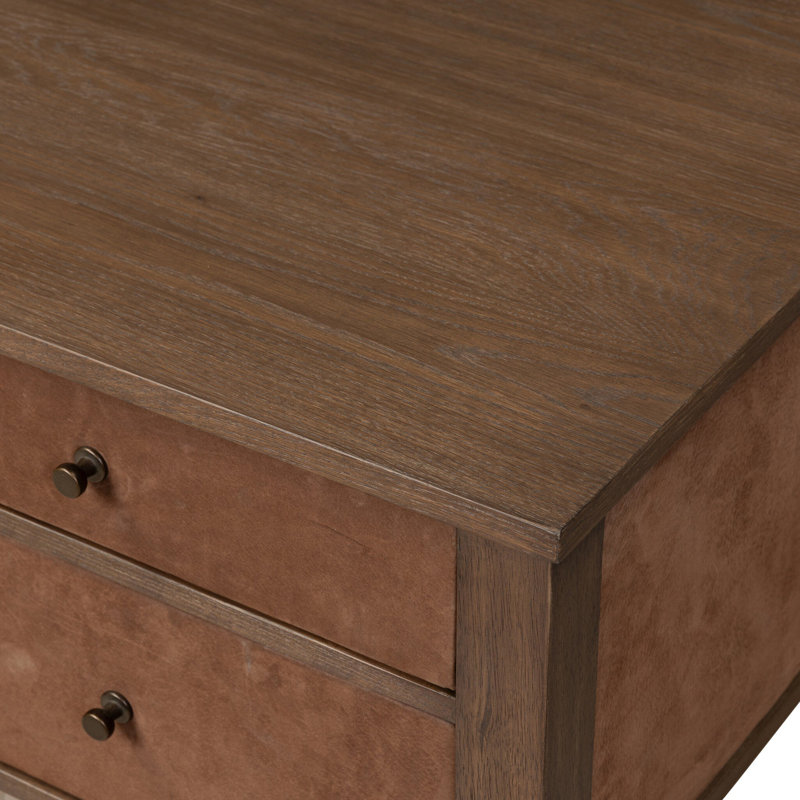 Mikeal Solid Wood Writing Desk