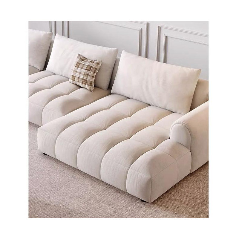 Suede Sofa, 3-seater 275cm