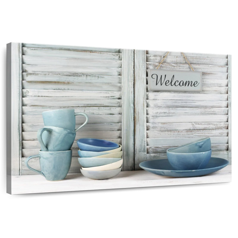 Senne Blue Dinnerware, 32" H x 48" W