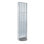 Two-Sided Pegboard Floor Display w/ C-Channel Sides on Revolving Base. Spinner Rack Stand. Panel Size: 16"W x 60"H on Revolving Base