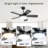 42 Inch Ceiling Fan With 22W Led Light And Remote Control Mdf Blades Reversible Dc Motor-1021494152-1021494151