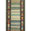 Tapis oriental rayé en laine Kilim 7 x 10
