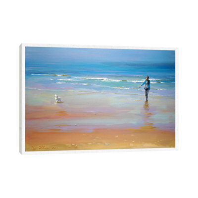 Friends on a Walk 1 Piece Painting on Canvas