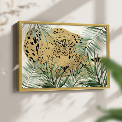 Palm Leopard II - reproduction encadrée - réarmable