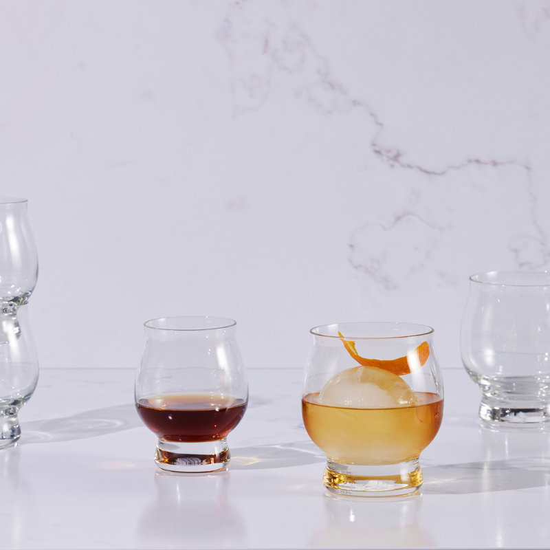 Libbey Signature 13.5 Oz Clear Glass Whiskey Cocktail Set of 4
