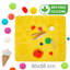 Roba X Play Doh Kids 12 Piece Solid Wood Rectangular Play Or Activity Table and Chair Set