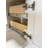 Meuble-lavabo simple 37 po avec comptoir en quartz Carrara de Chrisna