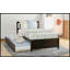 Base de lit simple avec lit gigogne en bois-1017250357