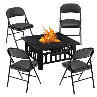 4 - Person Patio Conversation Set with Cushions