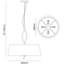 Combs 3 - Light Antique Brass Drum Pendant
