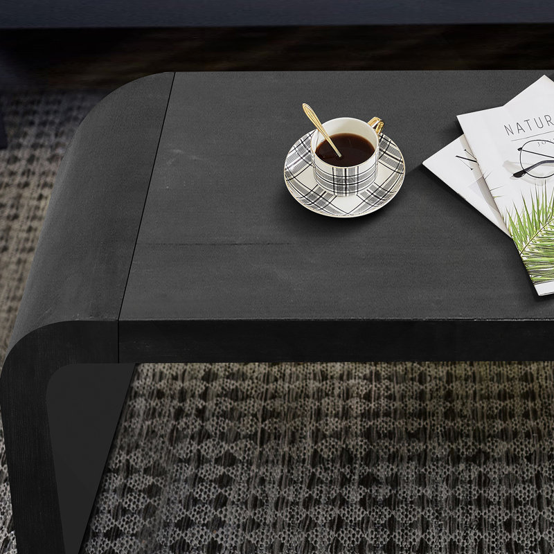 Table basse Farmhouse Vintage Crafts, Noir