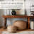 Teele 18" Wide Round Pouf Ottoman-1856333100