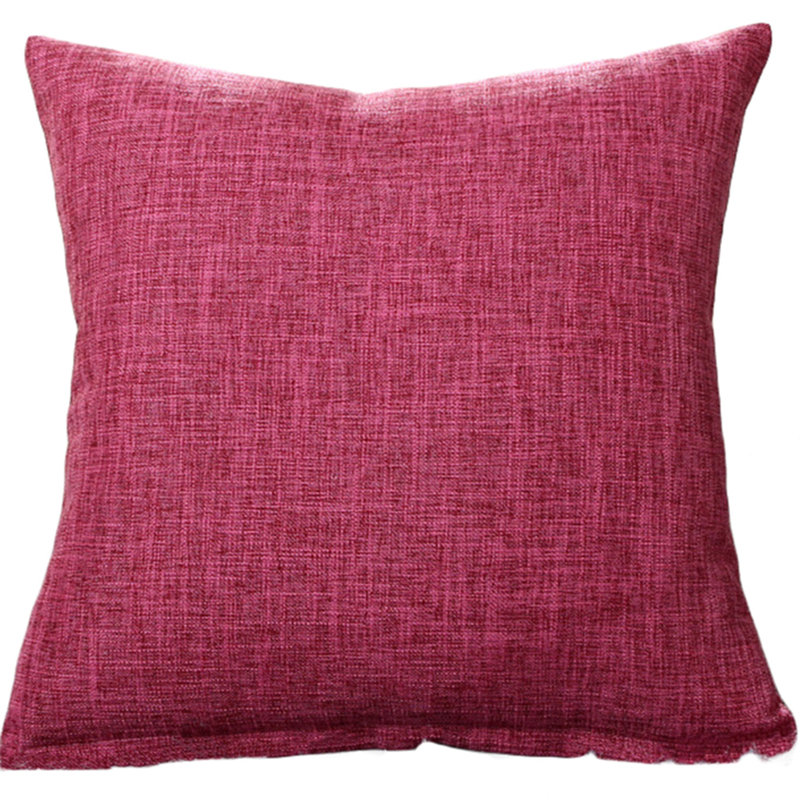 Coussin décoratif, H 22 po x l 22 po, Rose