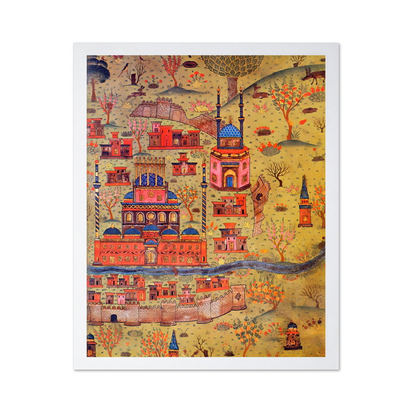 Repose-pieds Empire, Affiche, H 24 po x l 32 po, Encadrement blanc