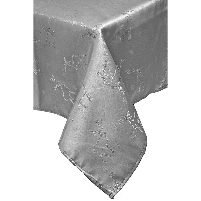 Nappe Lurex (60 po de diamètre) (renne argenté), L 60 po x l 60 po