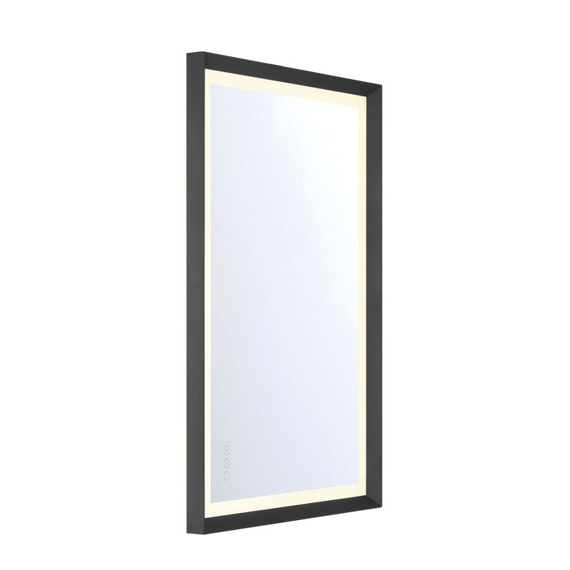 Miroir Artell, 24 po x 36 po, Noir, noir, noir, noir