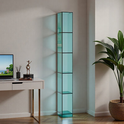 Slim Acrylic Narrow Gap Bookcase