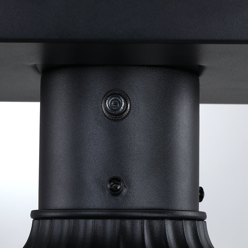 Lampadaire d'extérieur de style crépuscule à l'aube 3 lumières 24 po Modern