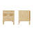19.7“w Solid Wood Drawers Nightstand-107078682