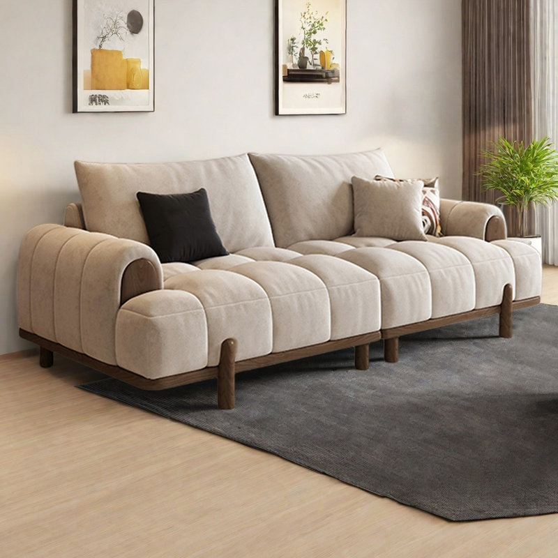 Canapé moderne de style français, H 31,49 po x l 86,61 po x P 37 po, 2