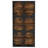 Set Of 2 6-Tier Black 70.87" Tall  Bookshelf Bookcase For Living Room