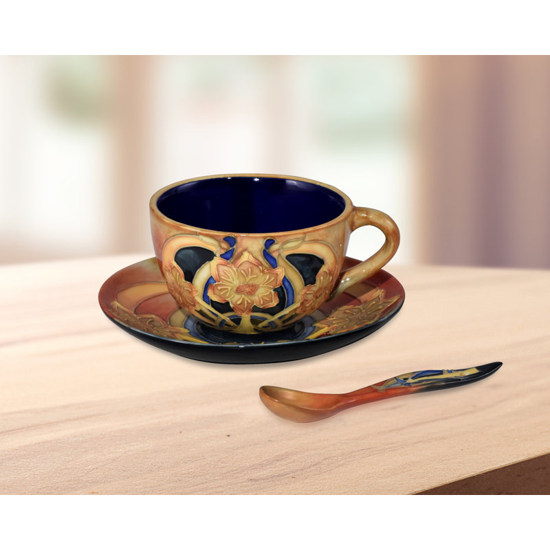 Porcelain Teacup and Saucer