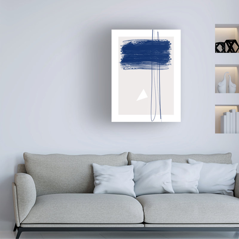 Art sur toile Elena Ristova Indigo, H 32 po x l 24 po x P 2 po