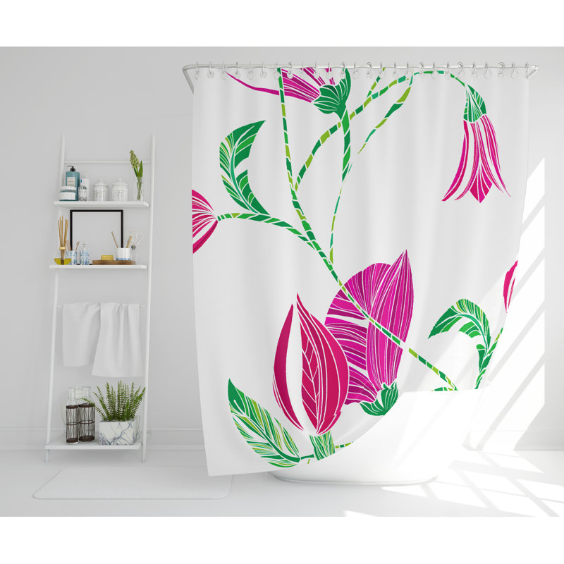 Widefield Polyester Shower Curtain, 177cm H x 177cm W