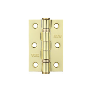 7.6cm H x 5cm W Butt Bearing Pair Door Hinges (Set of 2)