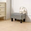 Petit repose-pieds en cuir avec repose-pieds-531713495