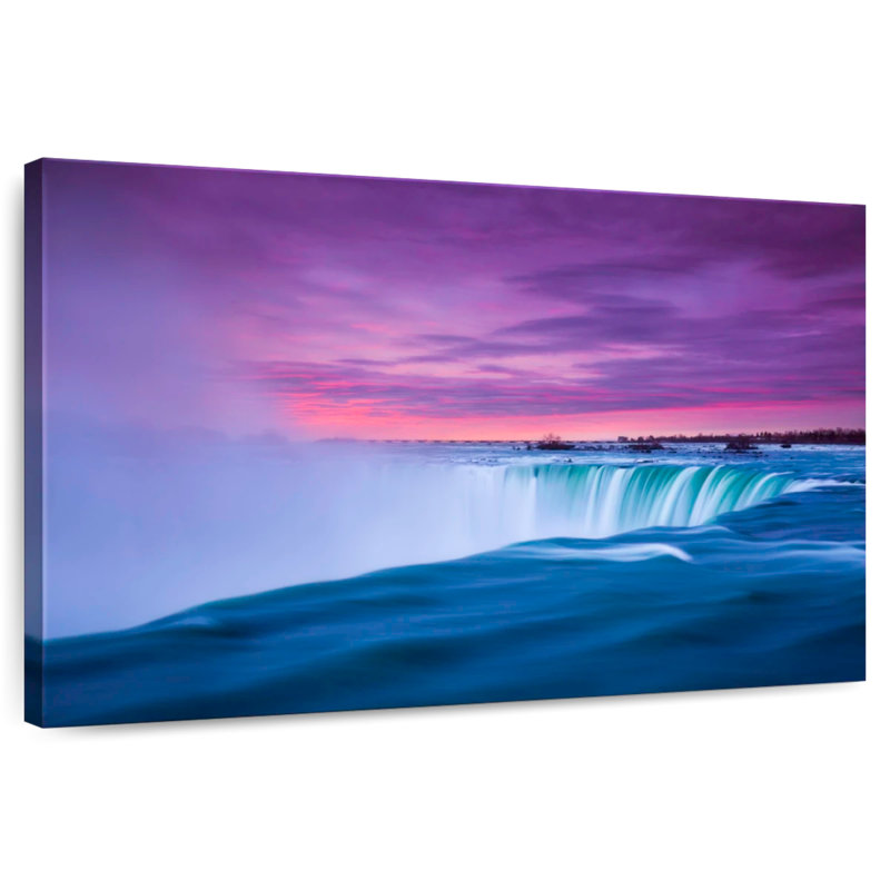 Crépuscule des chutes du Niagara, H 8 po x l 12 po