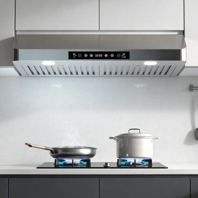 30" 750 CFM Convertible Under Cabinet Range Hood In Stainless Steel With 3-way Venting And Gesture Control
