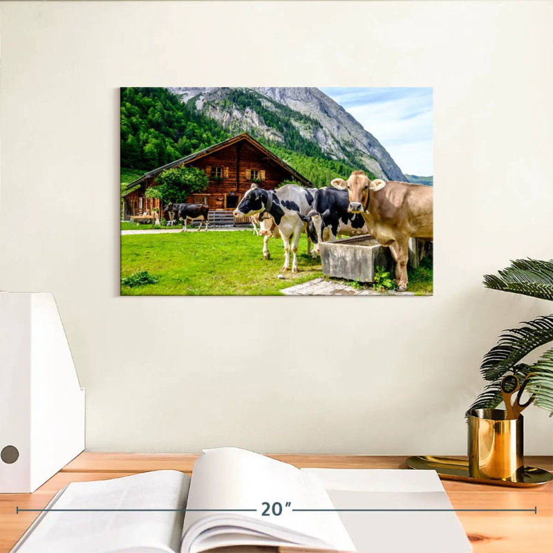Brampt Karwendel Cows, H 8 po x l 12 po
