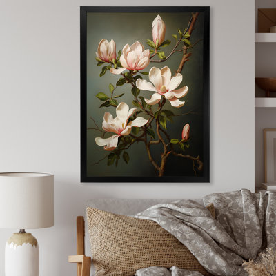 Magnolias méditation sur toile