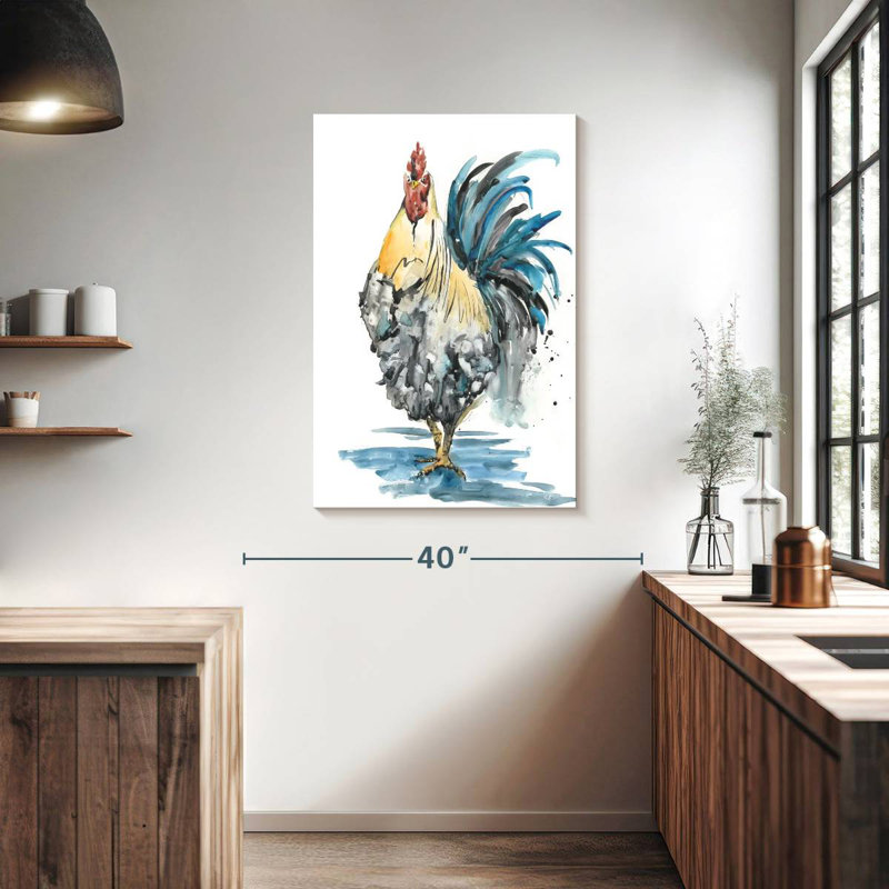 Brampt Rooster Splash II, H 39 po x l 26 po