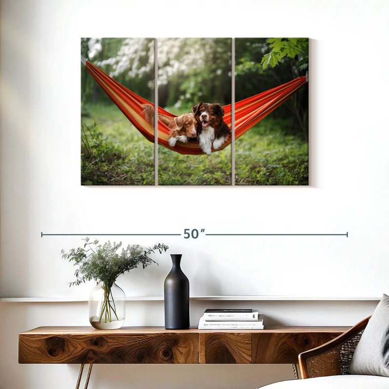 Brampt Dog Sweethearts, 24" H x 38" W