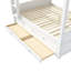 Grand lit superposé Stackhaven avec tiroirs et lit gigogne-133529072