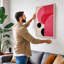 Curves in Motion Geometric - Wrapped Canvas-131763467-131763477