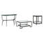 Metal Designs 3 - Piece Coffee Table Set