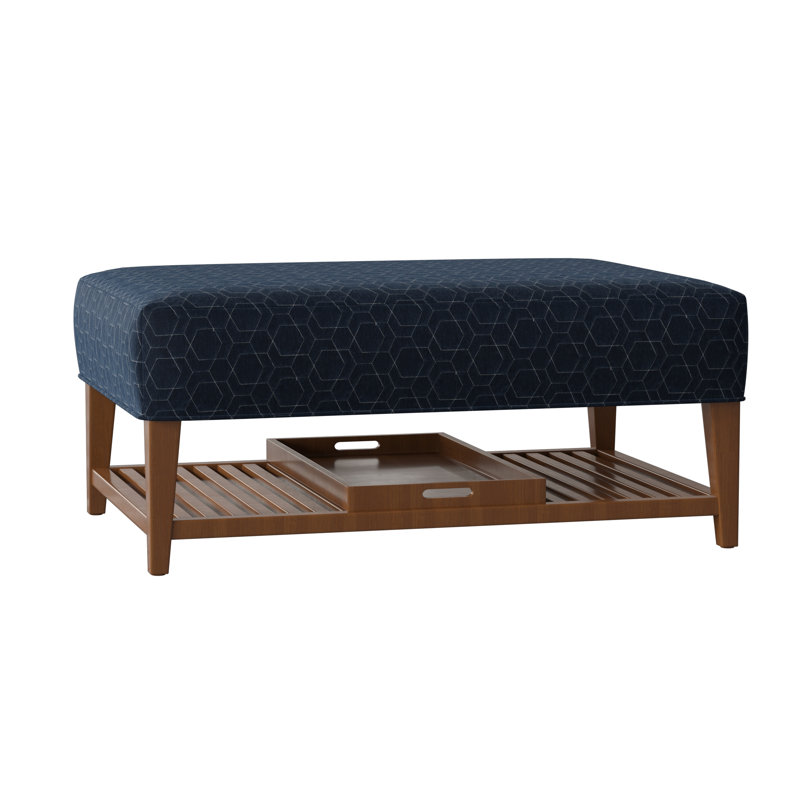 Carly Ottoman, Pecan, Peyton Navy Performance Twill