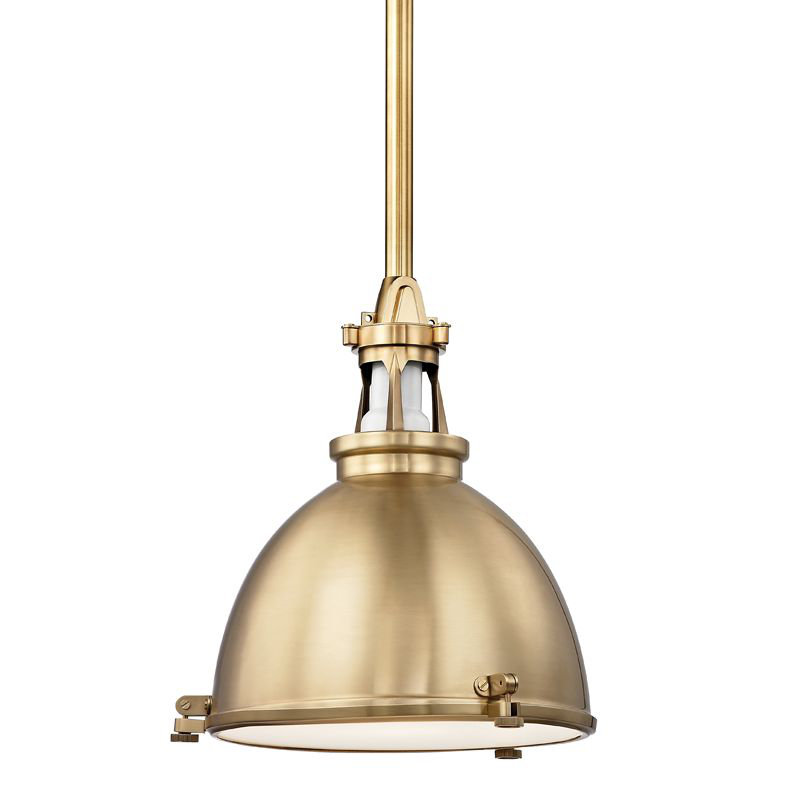 Massena 1 - Light Single Pendant, Old Bronze Metal, Aged Brass