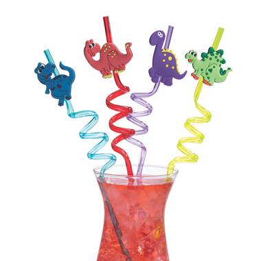 Flamingo BPA-Free Plastic Silly Straws - 12 Pc. | Oriental Trading