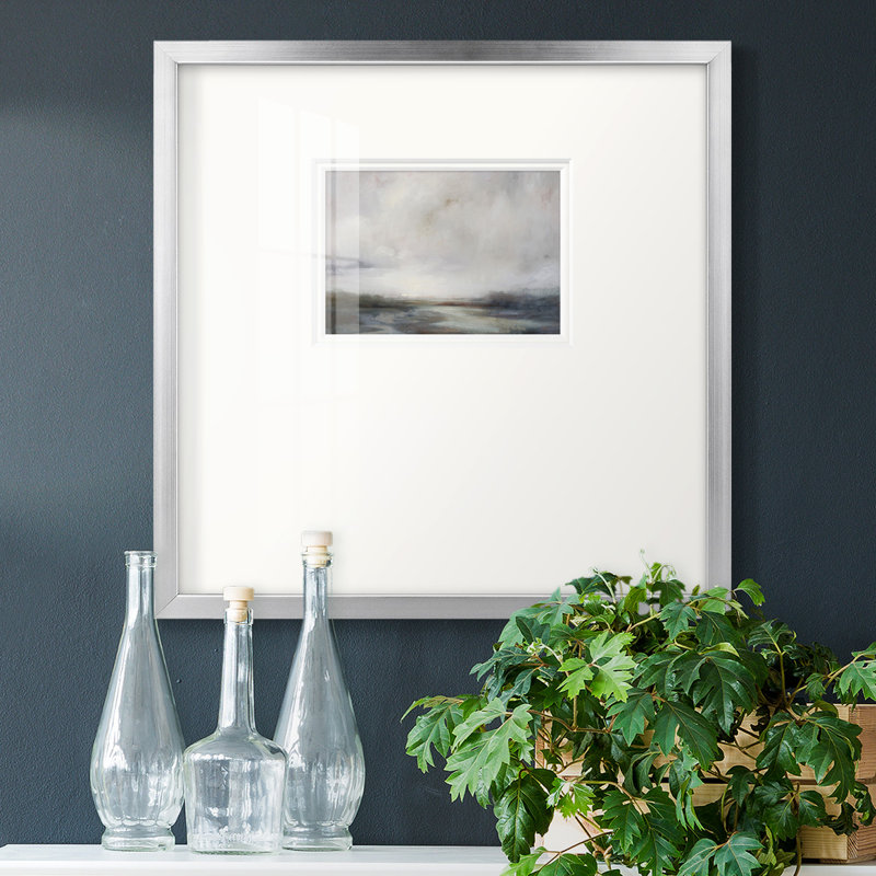 Toile tendue avec châssis de qualité supérieure Light Effect VII V1 - prête à être accrochée, H 17 po x l 17 po