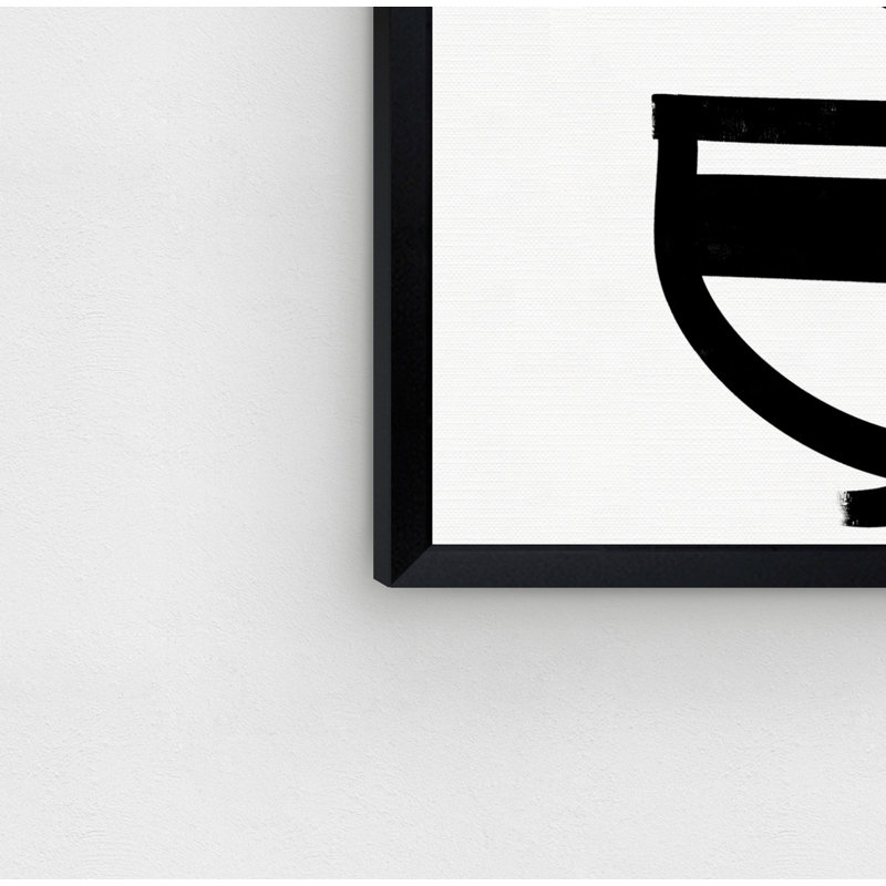 " Flowers In Bloom Floral And Botanical " Painting Print, Black Framed, 20" H x 30" W